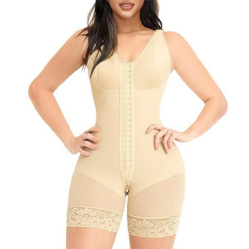 Essentials 4 Life | Fajas Colombianas Postpartum Shapewear for Women Tummy Control Butt Lifter Body Shaper with Zipper Crotch