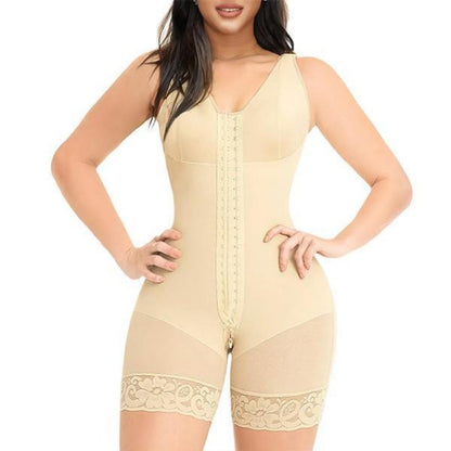 Essentials 4 Life | Fajas Colombianas Postpartum Shapewear for Women Tummy Control Butt Lifter Body Shaper with Zipper Crotch