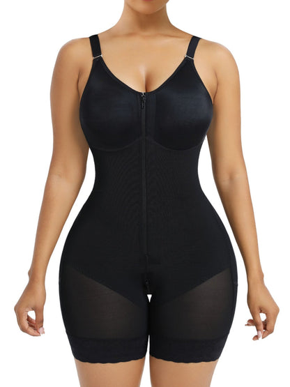 Essentials 4 Life | Fajas Colombianas Postpartum Shapewear for Women Tummy Control Butt Lifter Body Shaper with Zipper Crotch